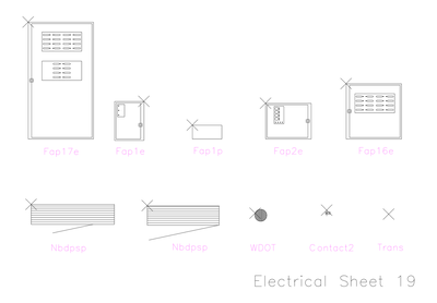 Electrical CAD Symbols - sheet 19.dwg preview