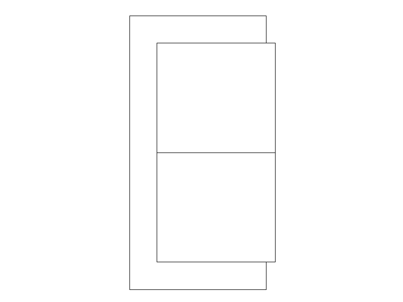 Loveseat - Plan View – free CAD block preview