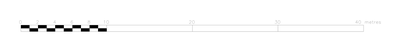 Scale Bar 40m CAD block preview
