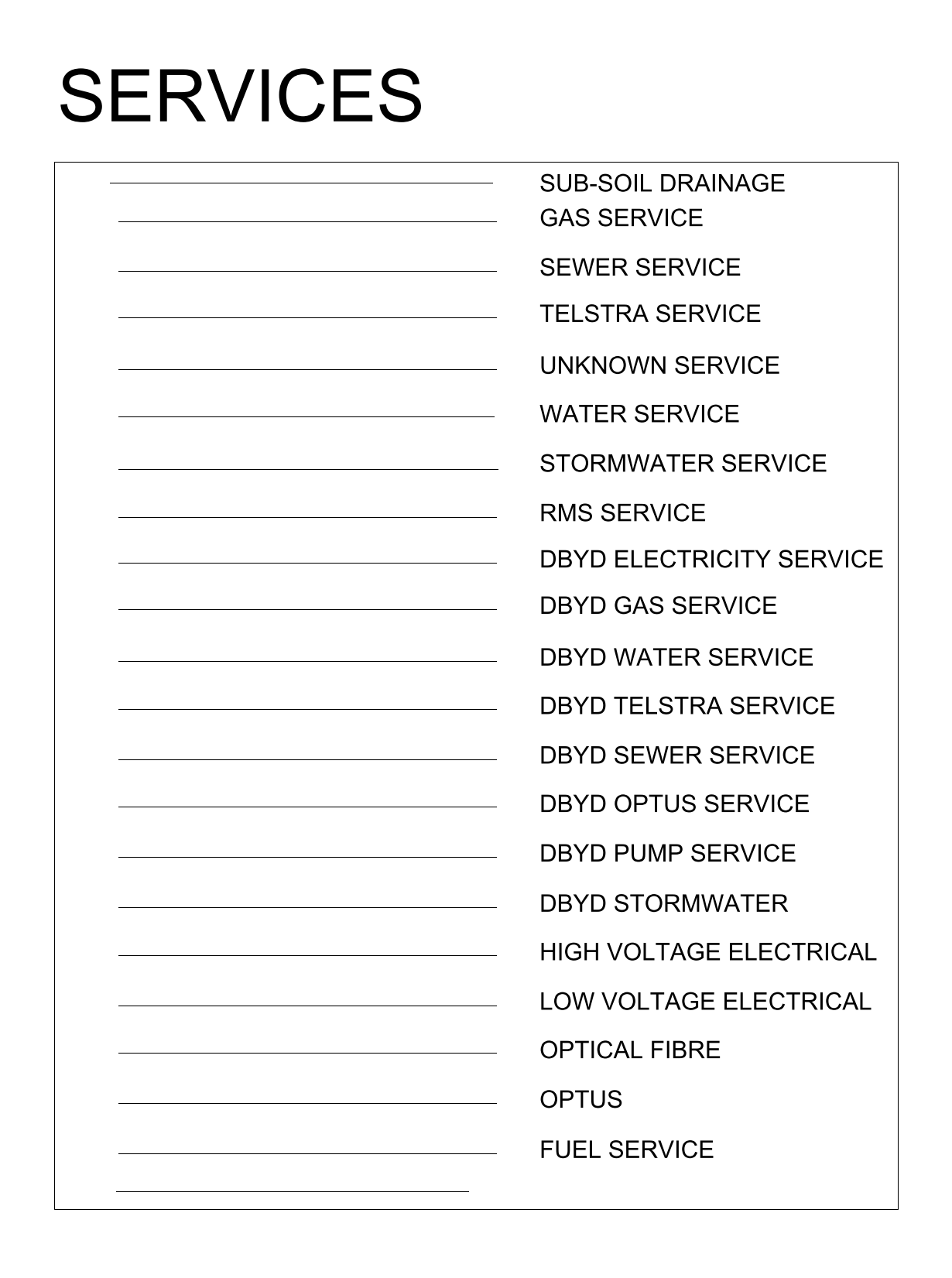 Services Linetypes for Civil Drafting – free CAD block preview
