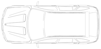 Detailed Car Plan View CAD block preview