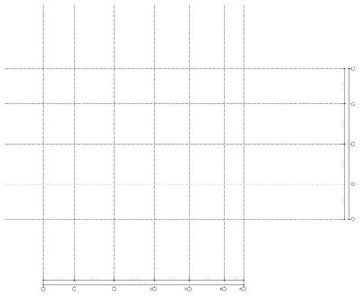 Hotel Building Grid - Architectural Plans CAD block preview