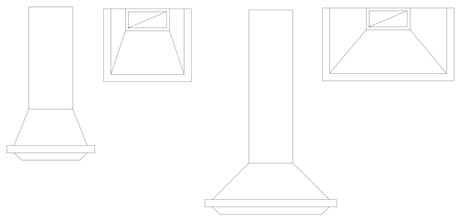 Range Hoods – free CAD block preview