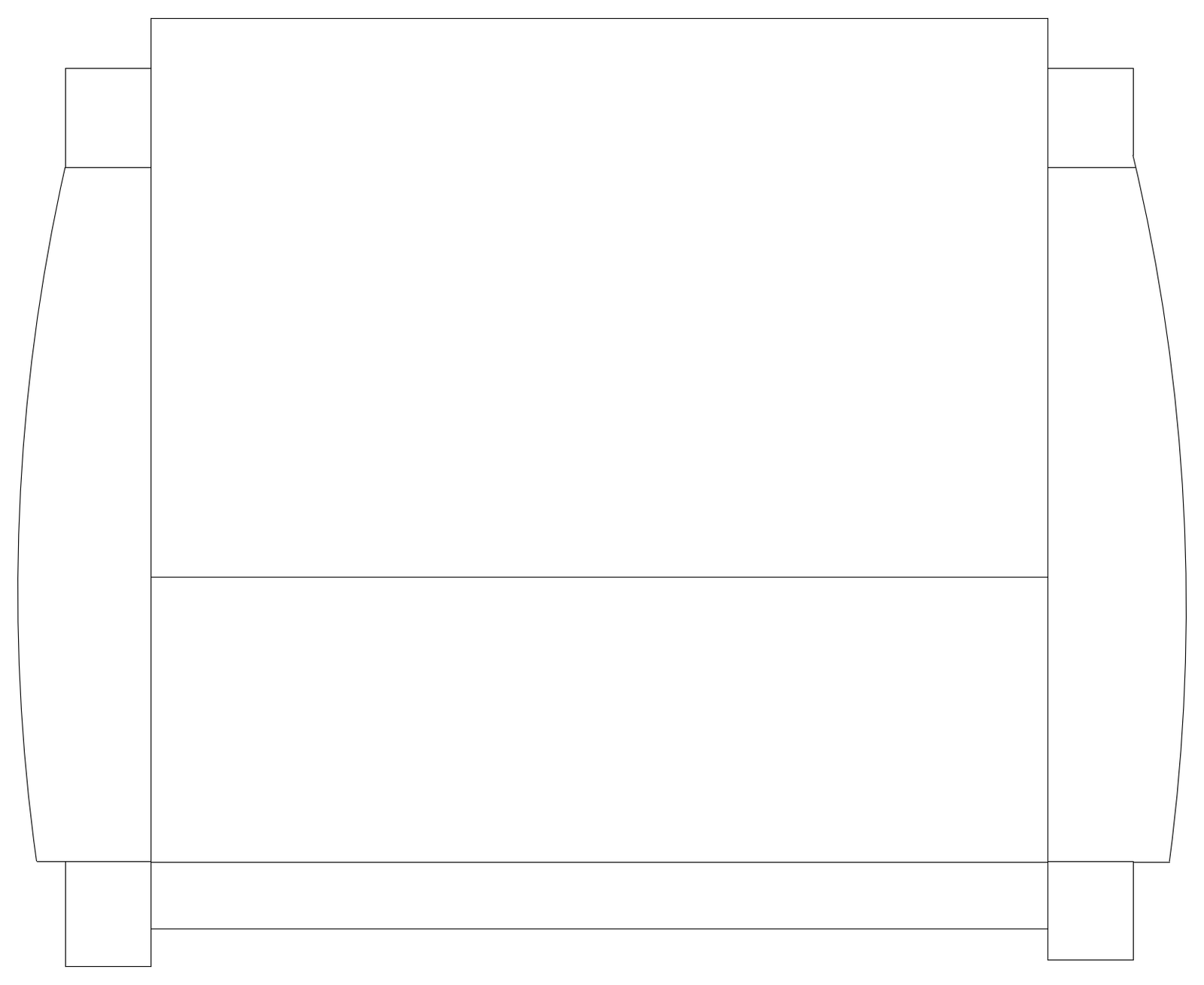 Sofa - Plan View – free CAD block preview