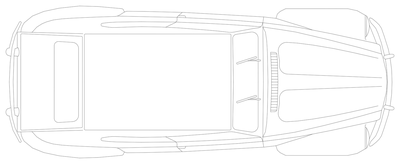 Volkswagen Beetle - Plan View CAD block preview