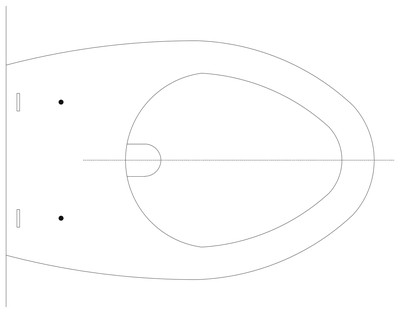 WC Pan - Plan View CAD block preview