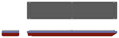 Barge CAD block preview