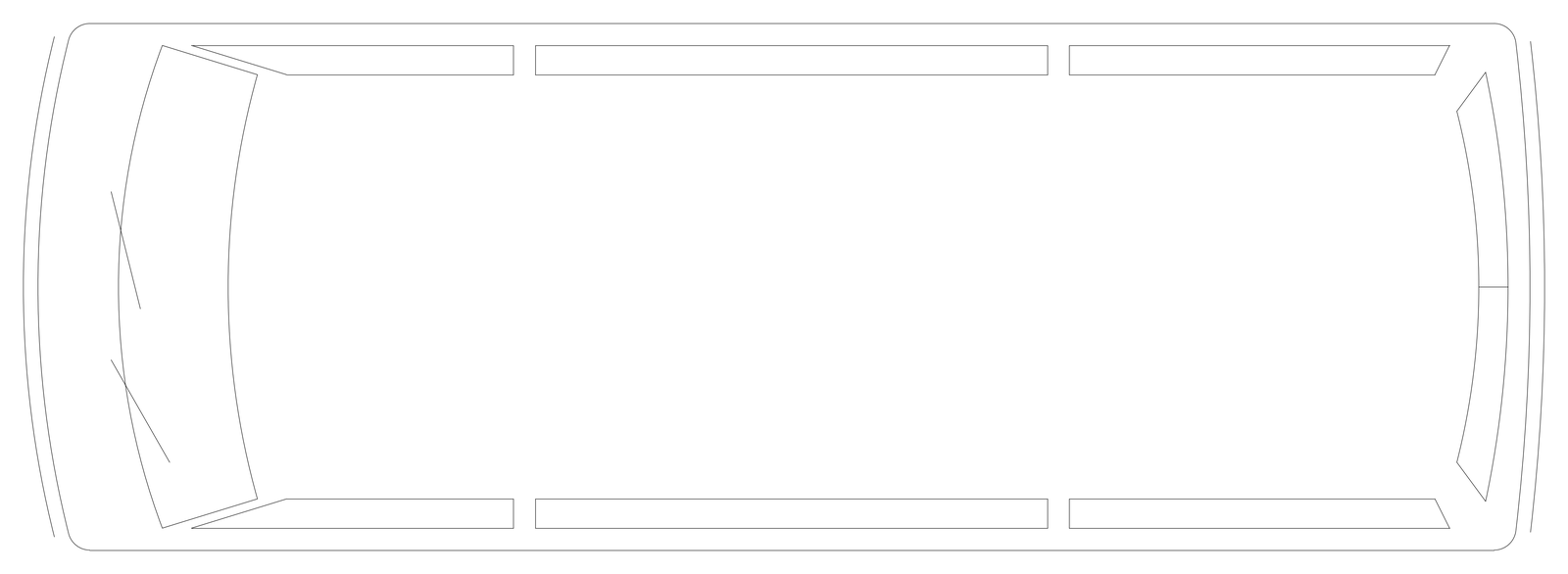 City Bus - Plan View – free CAD block preview