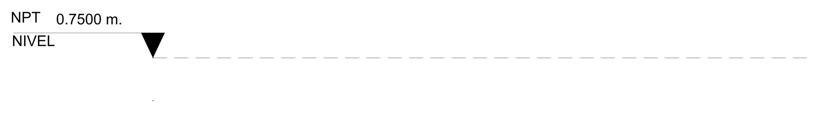 Floor Level Datum Symbol (NPT) – free CAD block preview
