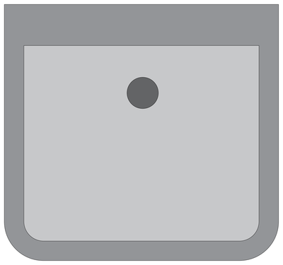 Laundry Tub - Plan View CAD block preview