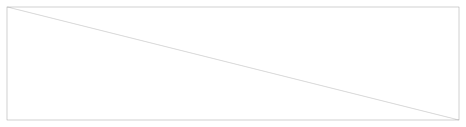 Plain Recessed Lighting Fixture 300 x 1200 - Plan – free CAD block preview