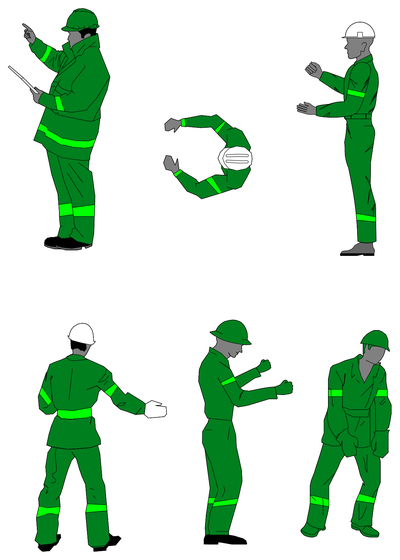 Riggers and Dogmen CAD block preview