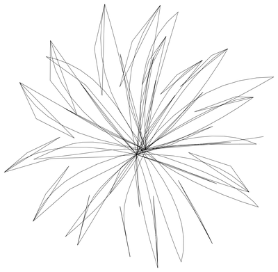 Spiky Plant - Plan View CAD block preview