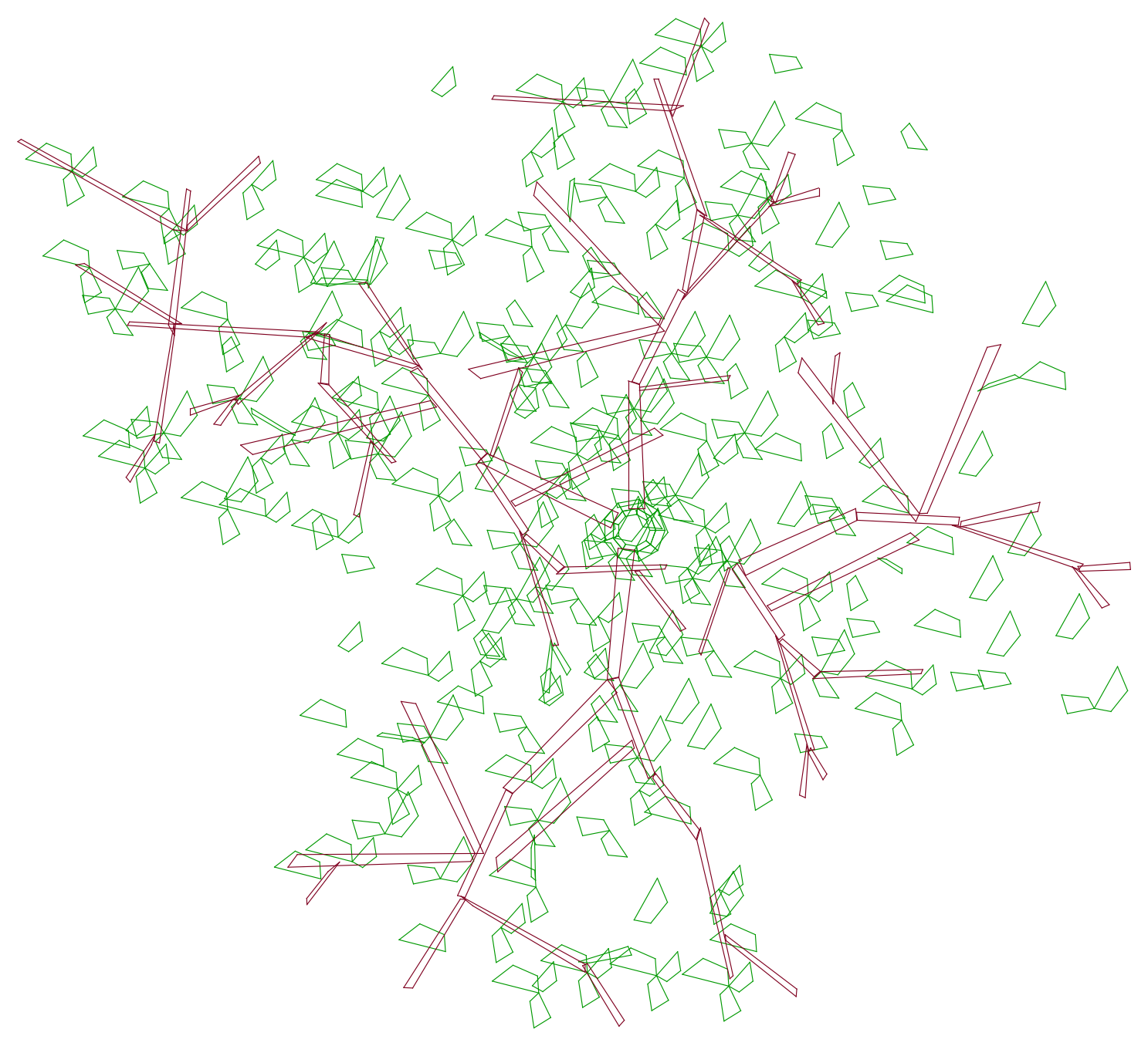 Tree in Plan View - Coloured – free CAD block preview