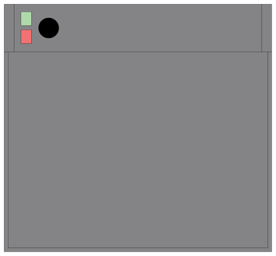 Washing Machine - Plan View CAD block preview