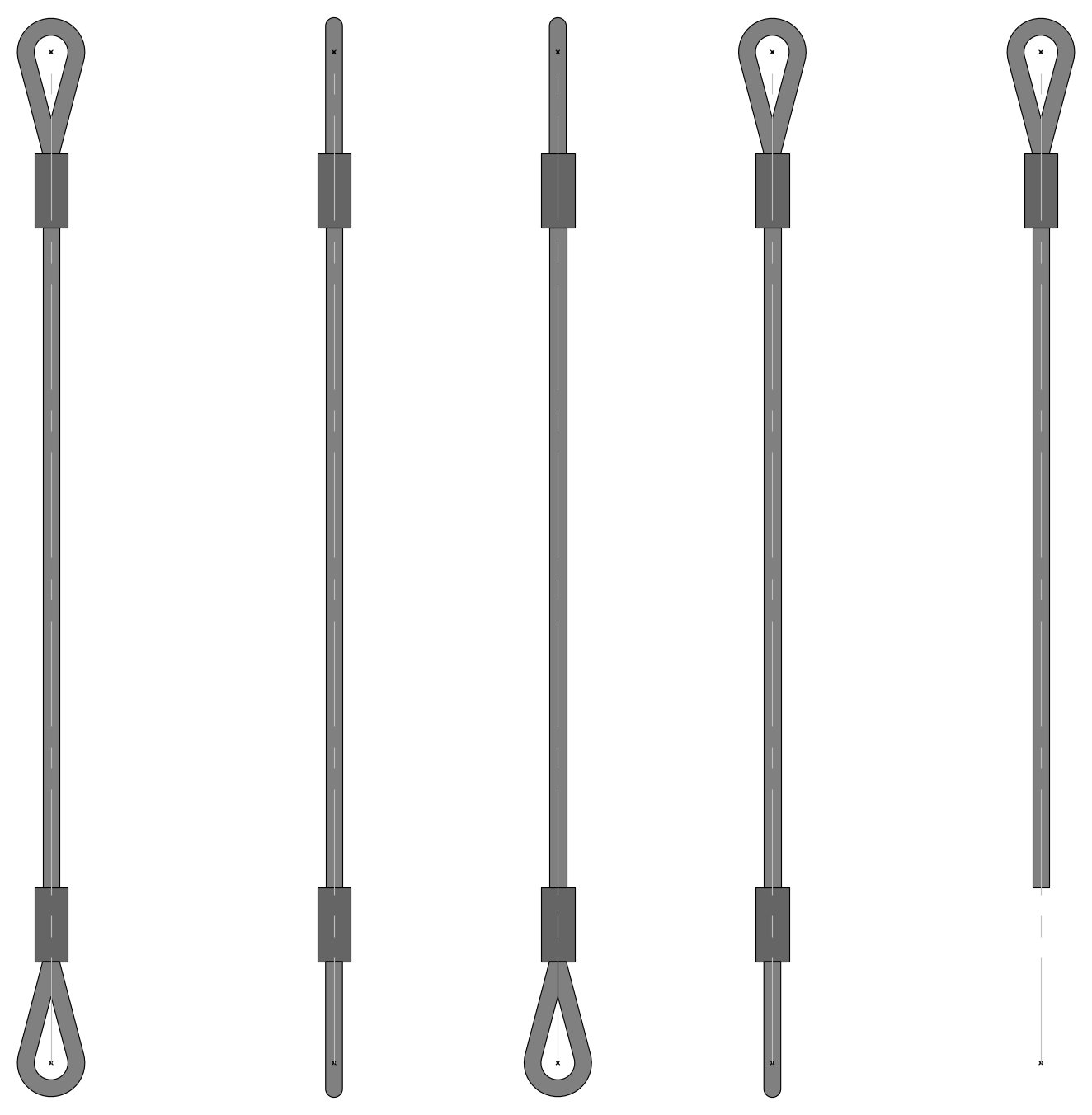 Wire Rope Slings – free CAD block preview
