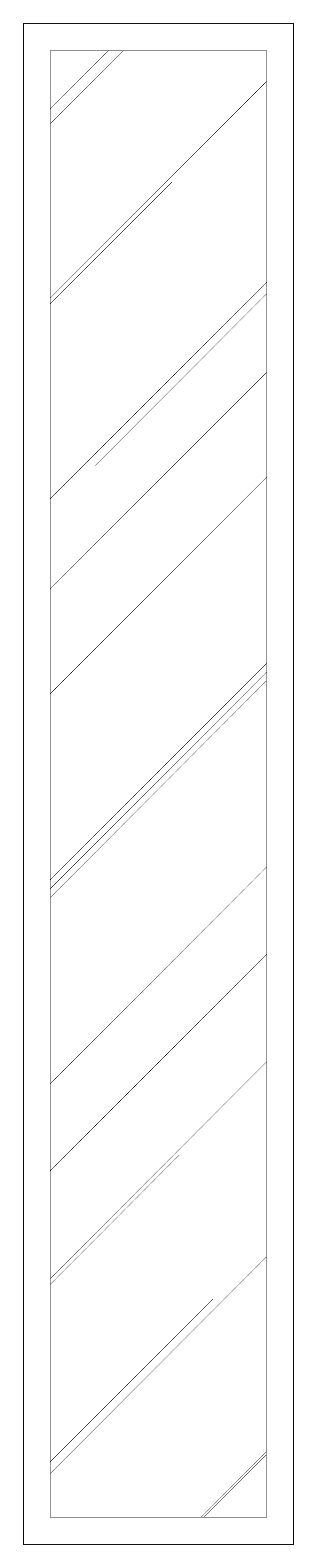 Vertical Highlight Window Elevation – free CAD block preview