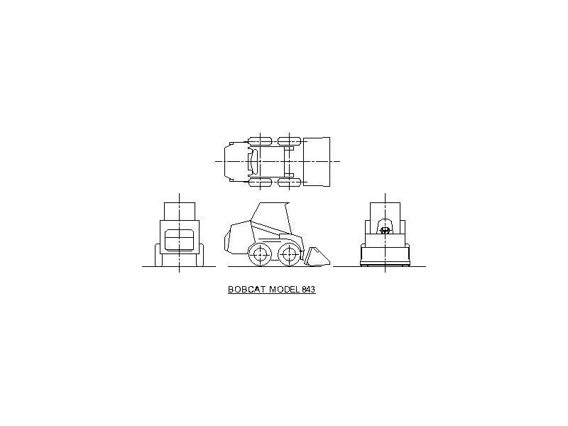 Bobcat – Free CAD Blocks in DWG file format