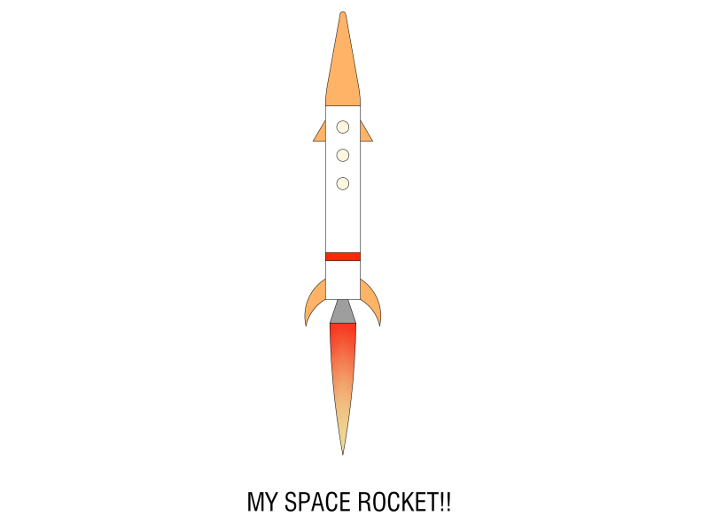 A Rocket in AutoCAD!