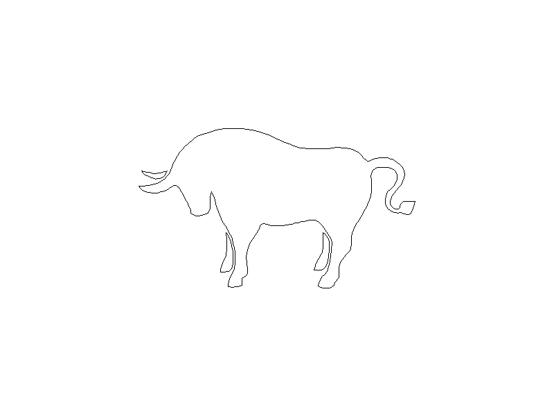 Outline of a Bull