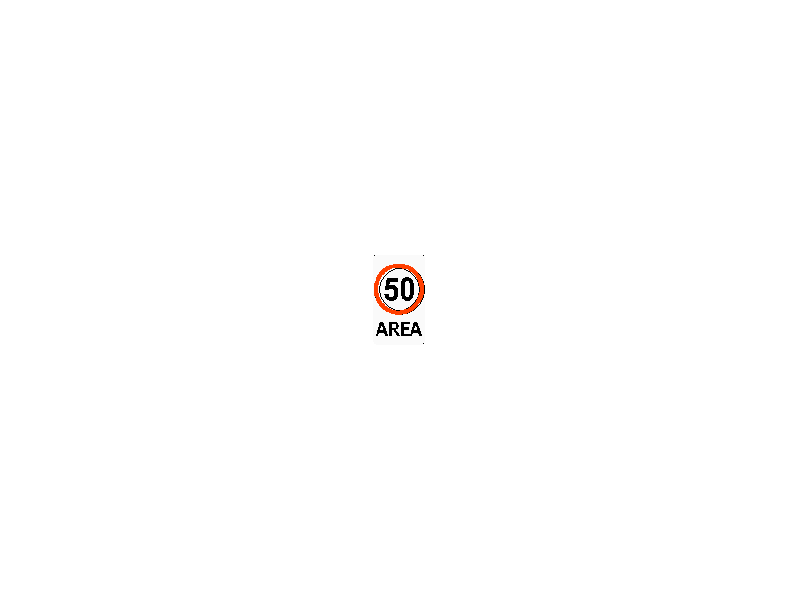 Speed Limit Area Sign