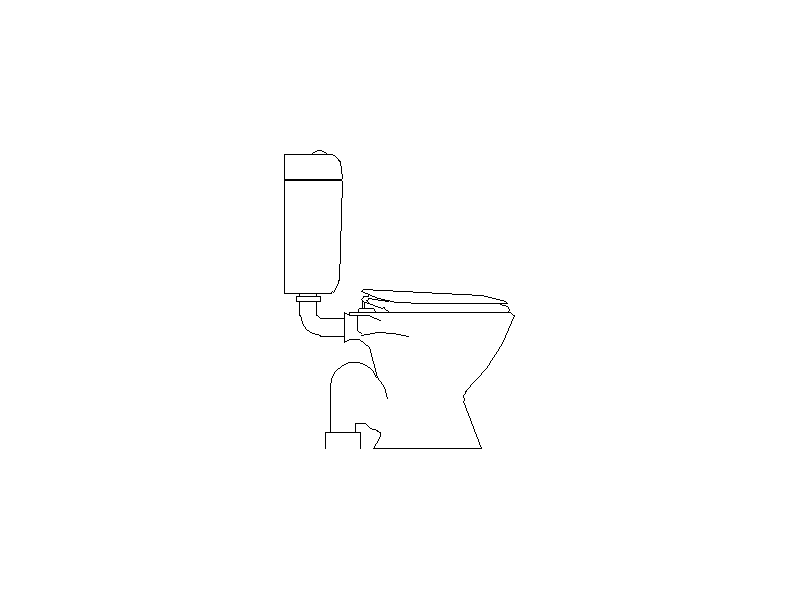 Toilet (WC) - Side View